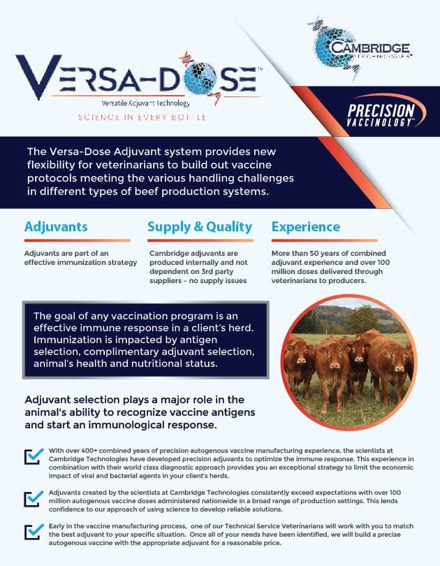 Versa-Dose Sales Sheet Thumb